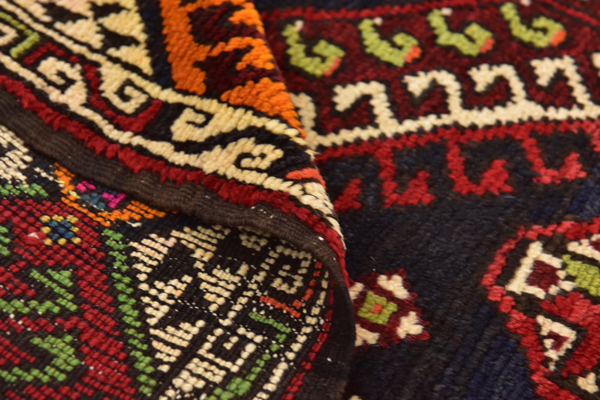 4' 2 x 6' 8 Hand Knotted Anatolian Wool Rug
