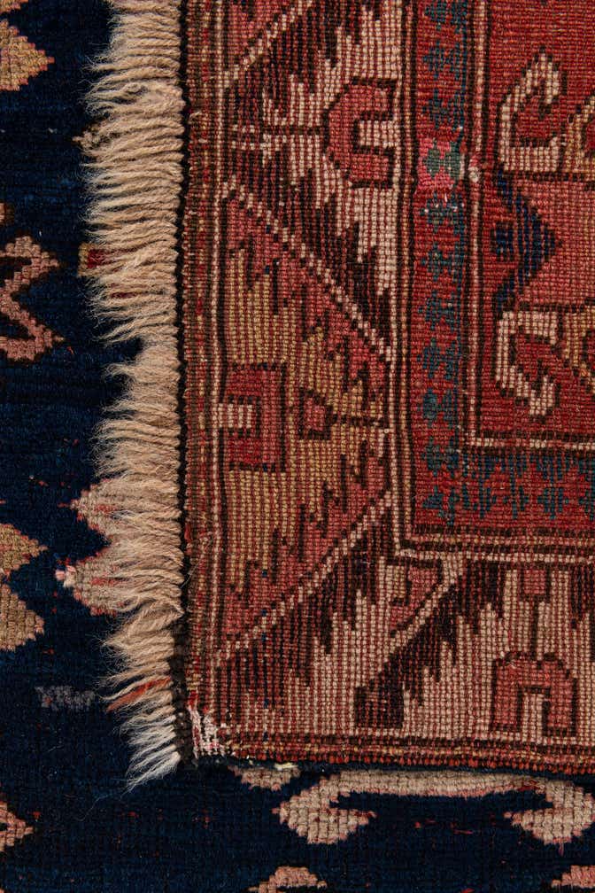 4' 1 x 5' 10 Hand Knotted Anatolian Oriental Wool Rug