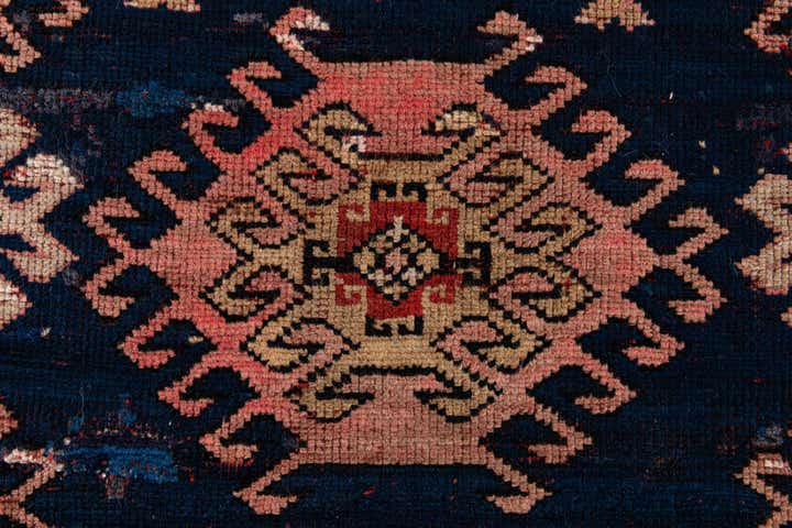 4' 1 x 5' 10 Hand Knotted Anatolian Oriental Wool Rug