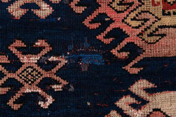 4' 1 x 5' 10 Hand Knotted Anatolian Oriental Wool Rug