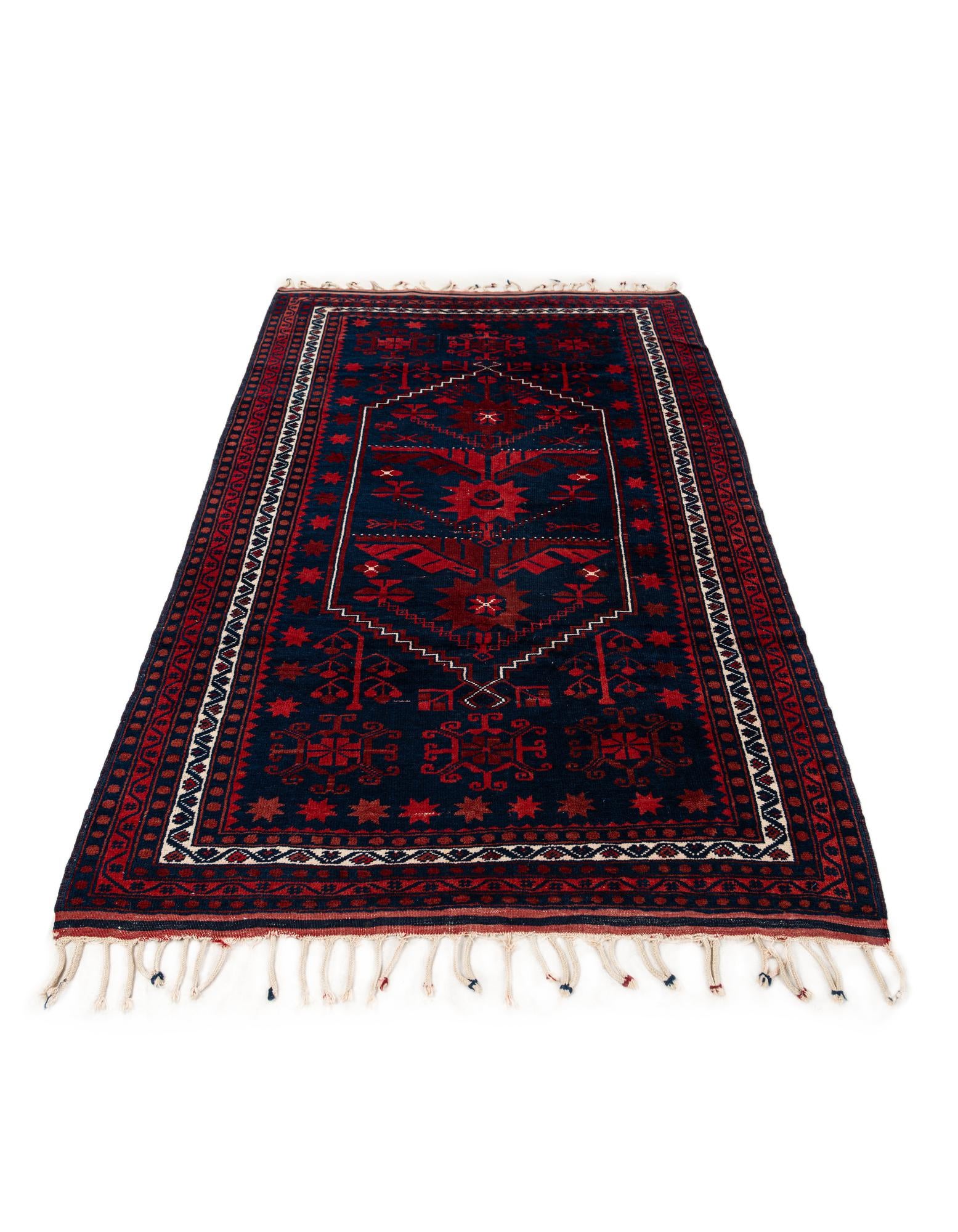 3' 7 x 6' Hand Knotted Anatolian Wool Rug