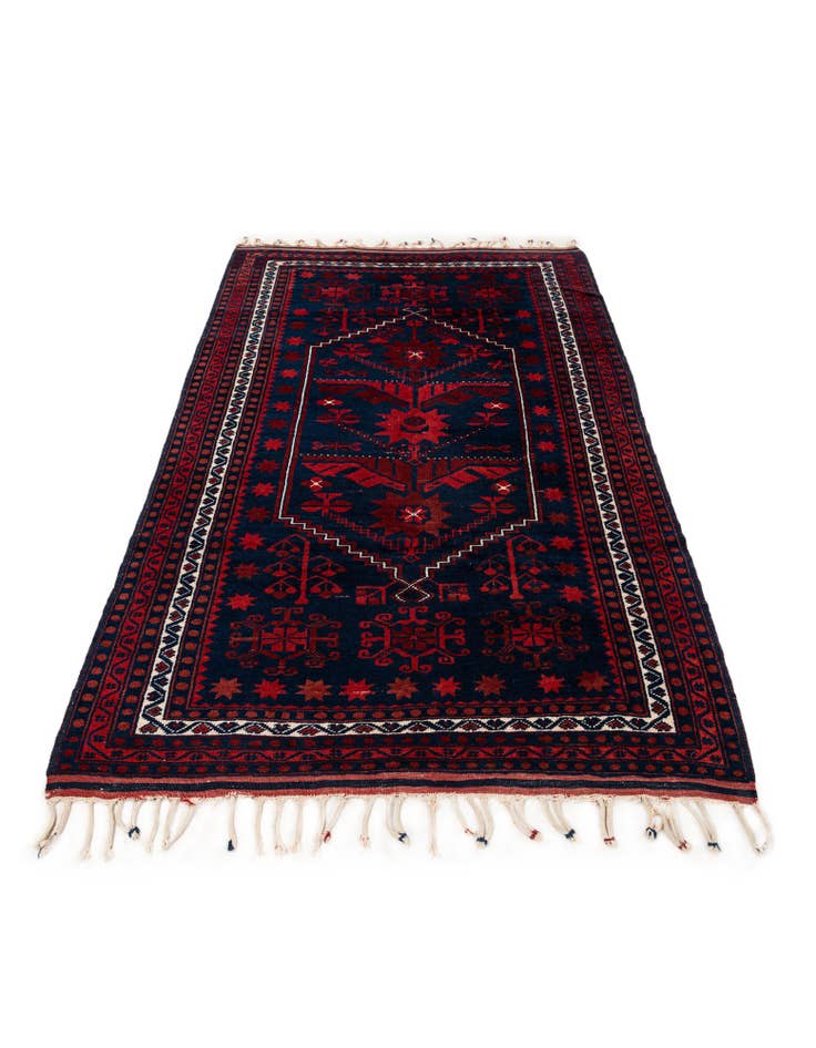 Detail image of 3' 7 x 6'  Hand Knotted Anatolian Wool Rug