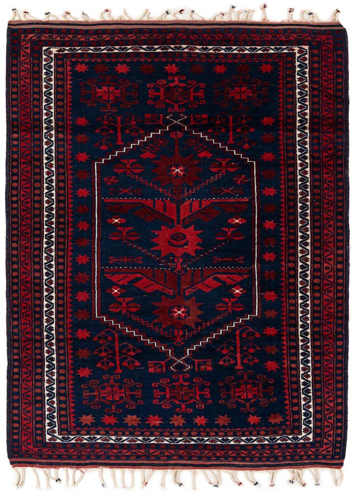 3' 7 x 6' Hand Knotted Anatolian Wool Rug