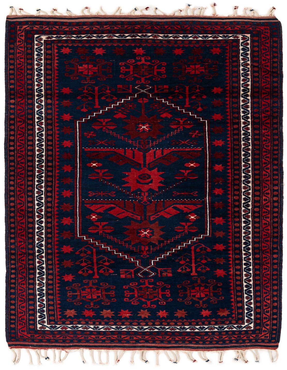 3' 7 x 6' Hand Knotted Anatolian Wool Rug