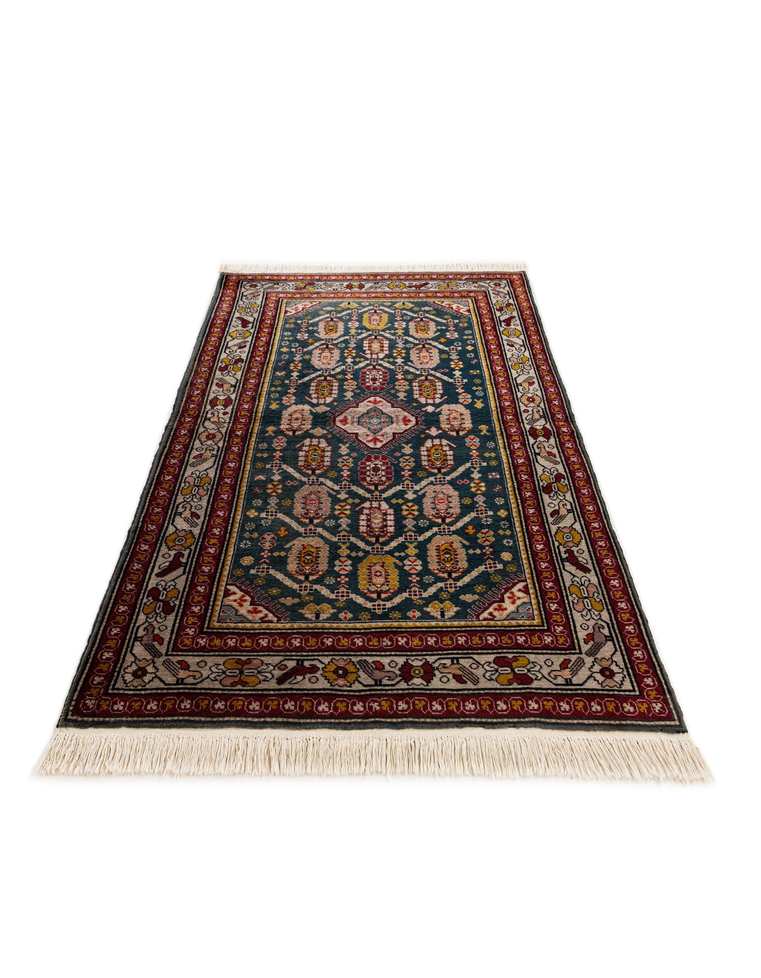 3' 2 x 5' 7 Hand Knotted Anatolian Wool Rug