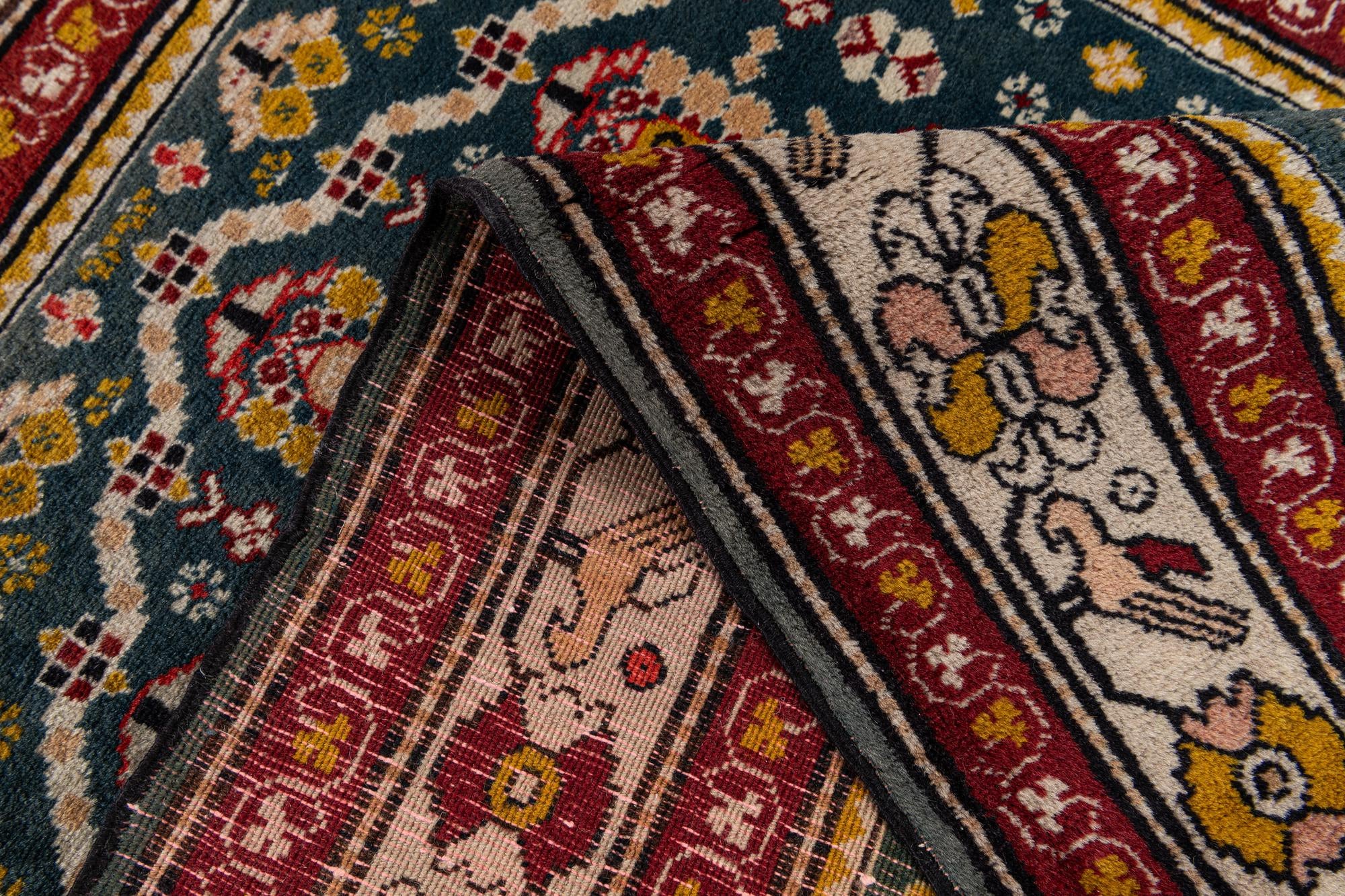 3' 2 x 5' 7 Hand Knotted Anatolian Wool Rug