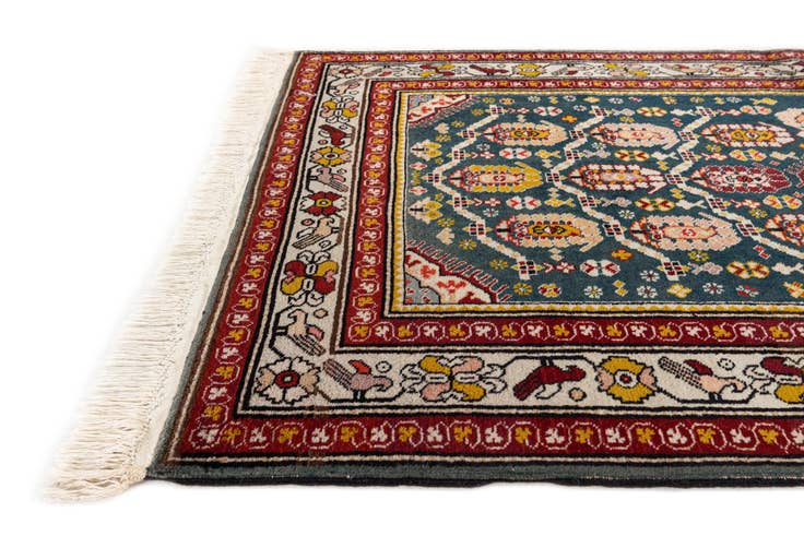 Detail image of 3' 2 x 5' 7 Hand Knotted Anatolian Wool Rug