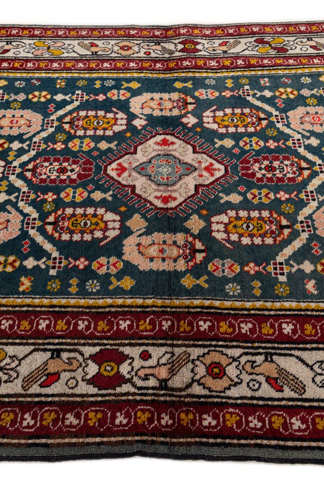 Detail image of 3' 2 x 5' 7 Hand Knotted Anatolian Wool Rug