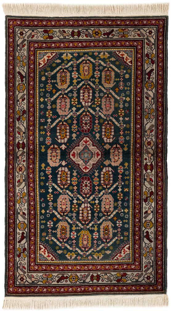 3' 2 x 5' 7 Hand Knotted Anatolian Wool Rug