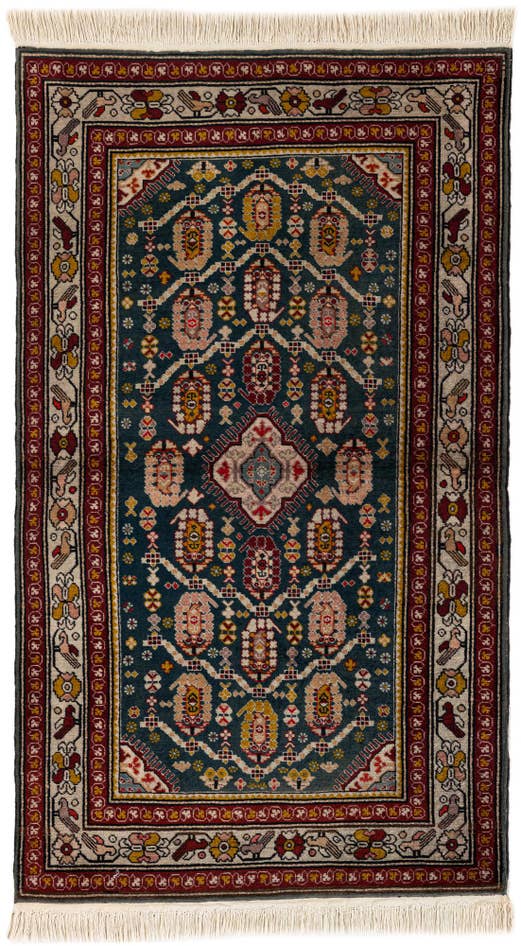 Detail image of 3' 2 x 5' 7 Hand Knotted Anatolian Wool Rug