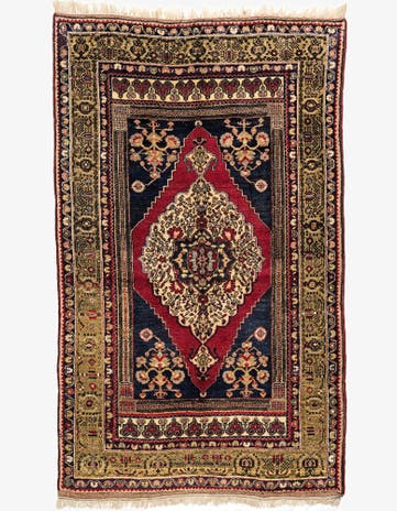 4' 1 x 6' 8 Hand Knotted Anatolian Wool Rug