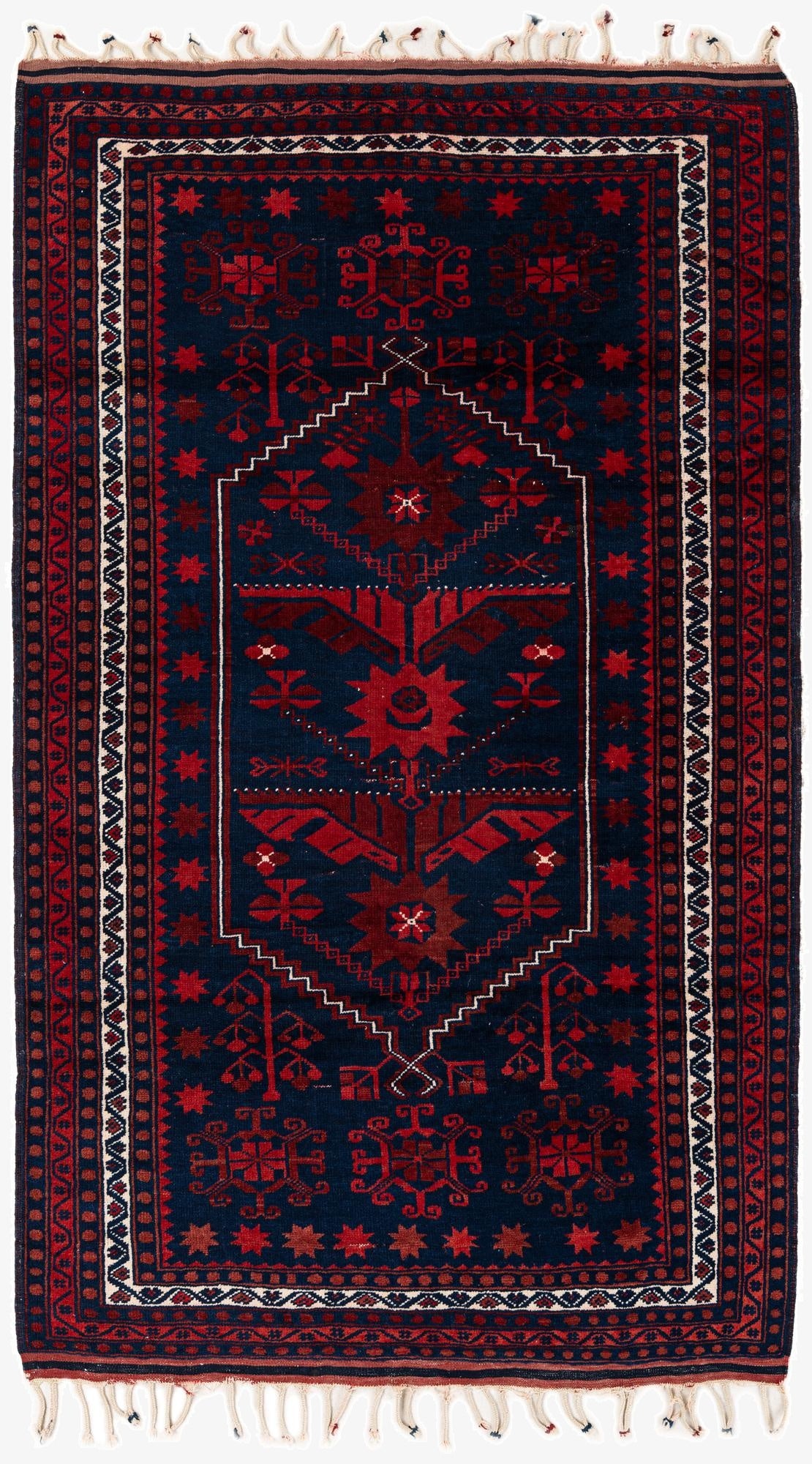 3' 7 x 6'  Hand Knotted Anatolian Wool Rug