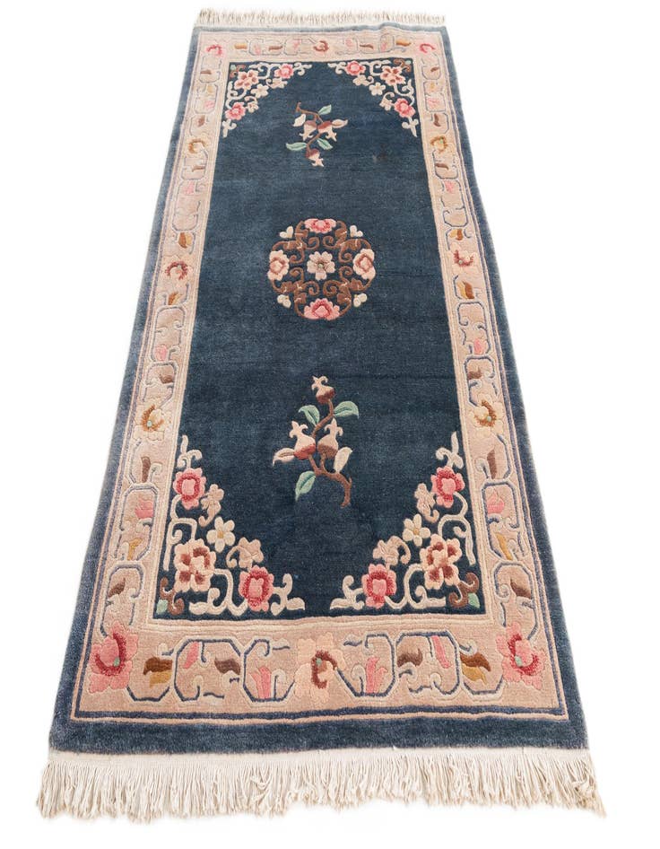 Detail image of 4' x 7'  Hand Knotted Antique Finish Wool Rug