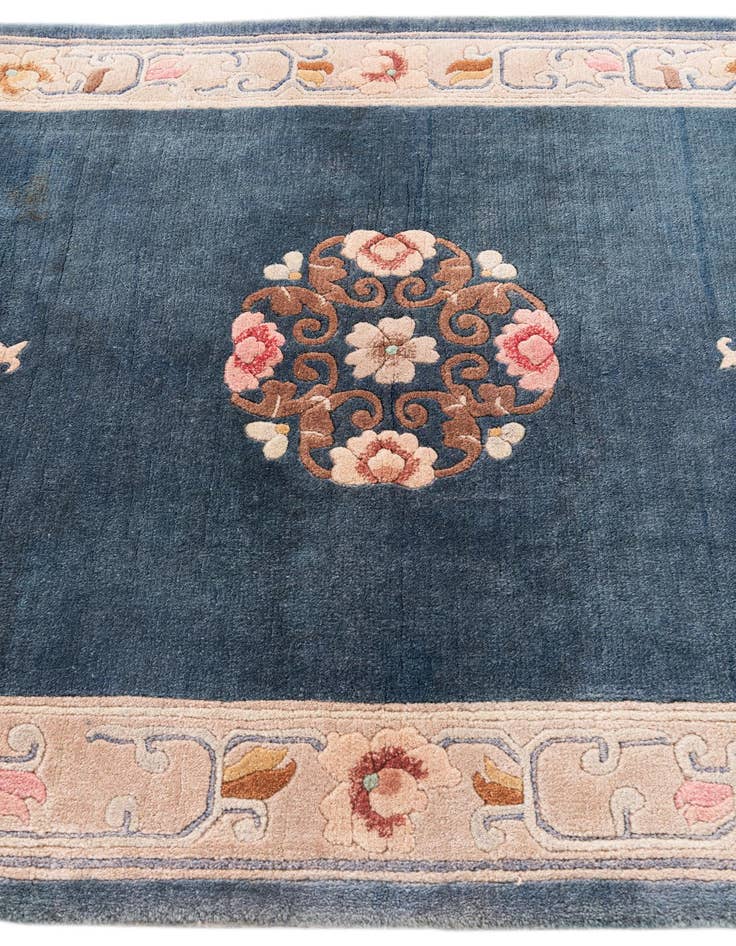 Detail image of 4' x 7'  Hand Knotted Antique Finish Wool Rug