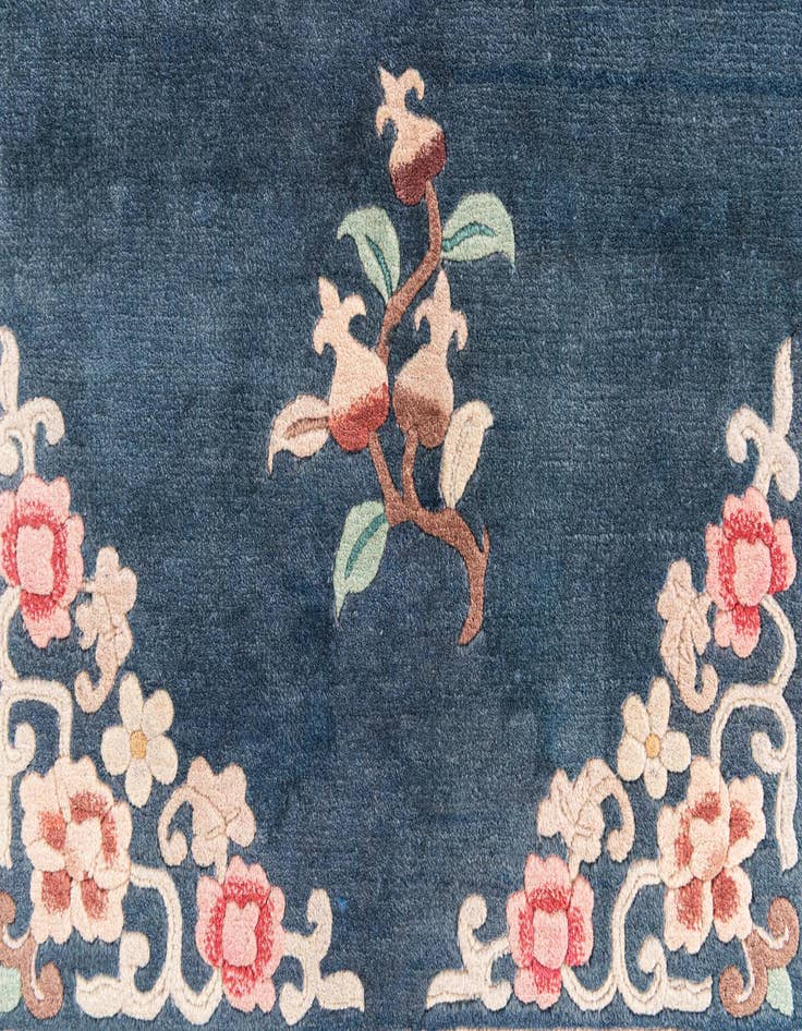 Detail image of 4' x 7'  Hand Knotted Antique Finish Wool Rug