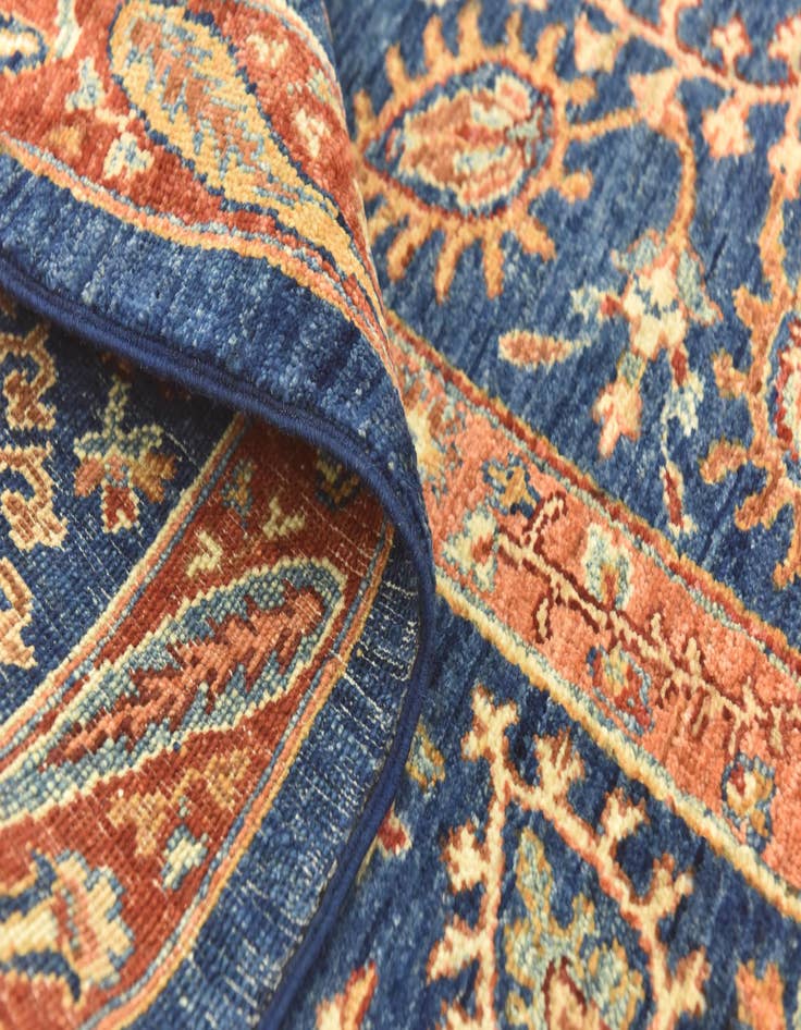 Detail image of 5' 9 x 8'  Hand Knotted Ariana Ziegler Rug