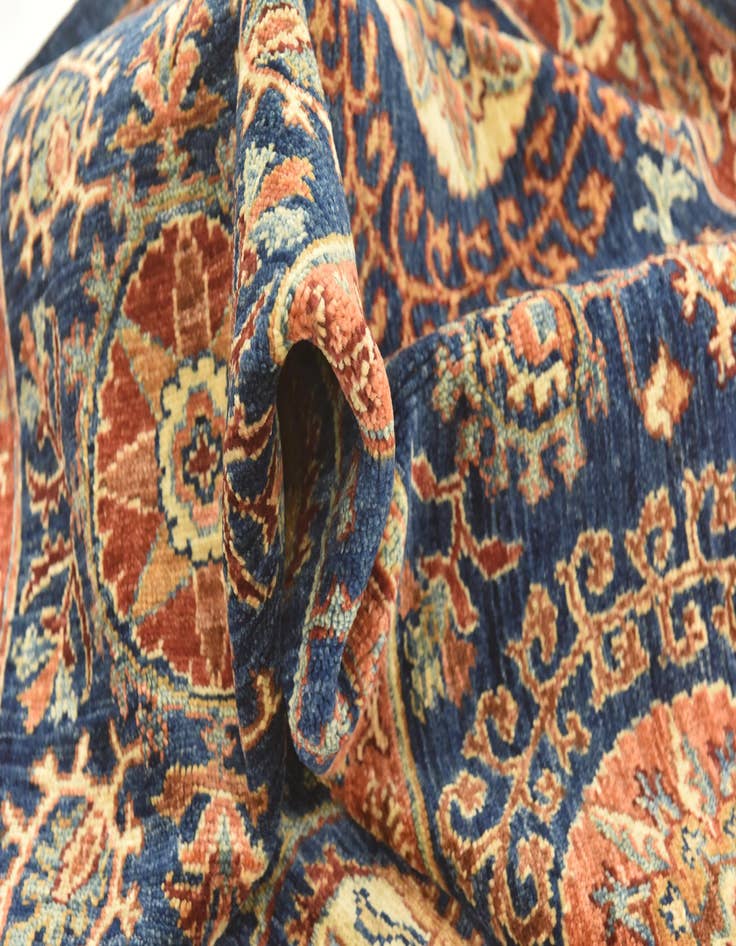 Detail image of 5' 9 x 8'  Hand Knotted Ariana Ziegler Rug