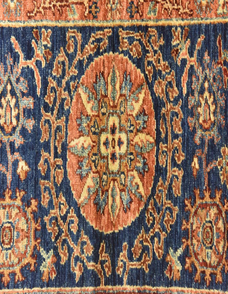 Detail image of 5' 9 x 8'  Hand Knotted Ariana Ziegler Rug