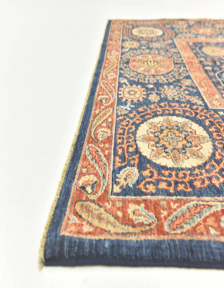 Detail image of 5' 9 x 8'  Hand Knotted Ariana Ziegler Rug