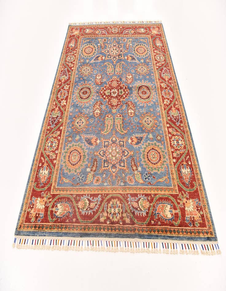 Detail image of 5' 10 x 7' 10 Hand Knotted Ariana Ziegler Rug