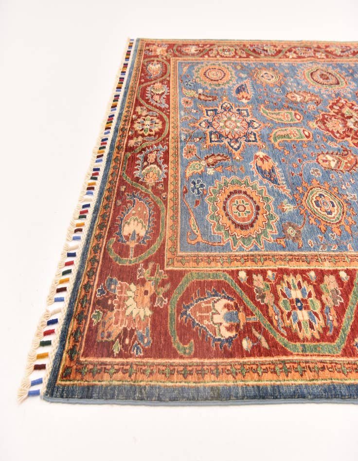 Detail image of 5' 10 x 7' 10 Hand Knotted Ariana Ziegler Rug