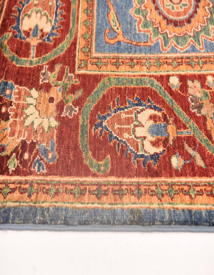 Detail image of 5' 10 x 7' 10 Hand Knotted Ariana Ziegler Rug