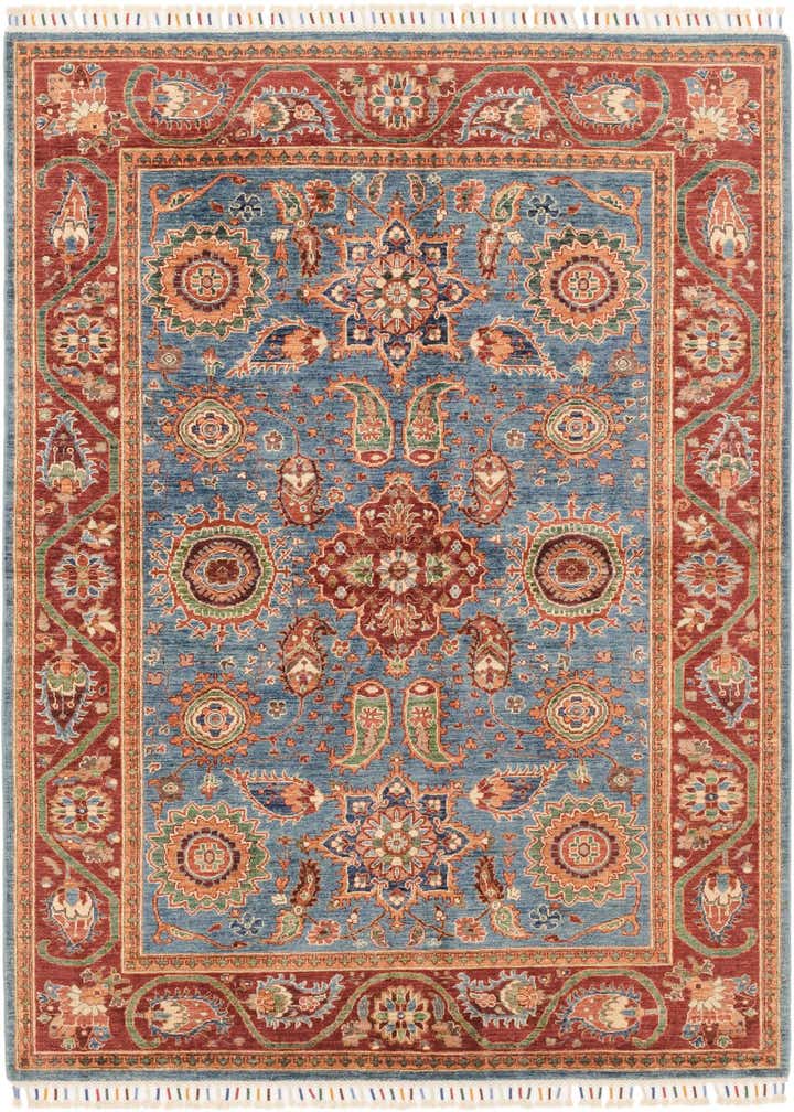 5' 10 x 7' 10 Hand Knotted Ariana Ziegler Rug