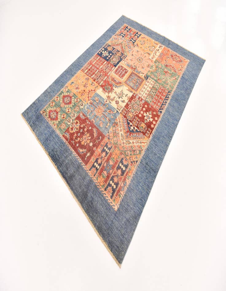 Detail image of 5' 8 x 7' 9  Hand Knotted Ariana Ziegler Rug