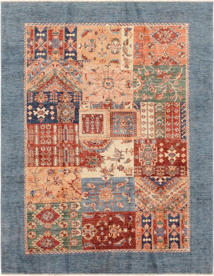 Detail image of 5' 8 x 7' 9 Hand Knotted Ariana Ziegler Rug