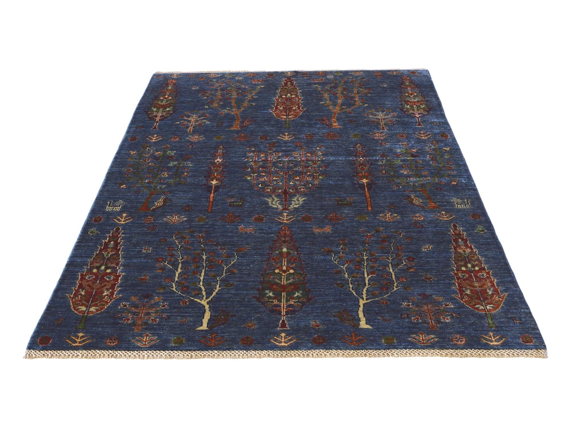 4' 1 x 6' 5 Hand Knotted Ariana Ziegler Rug