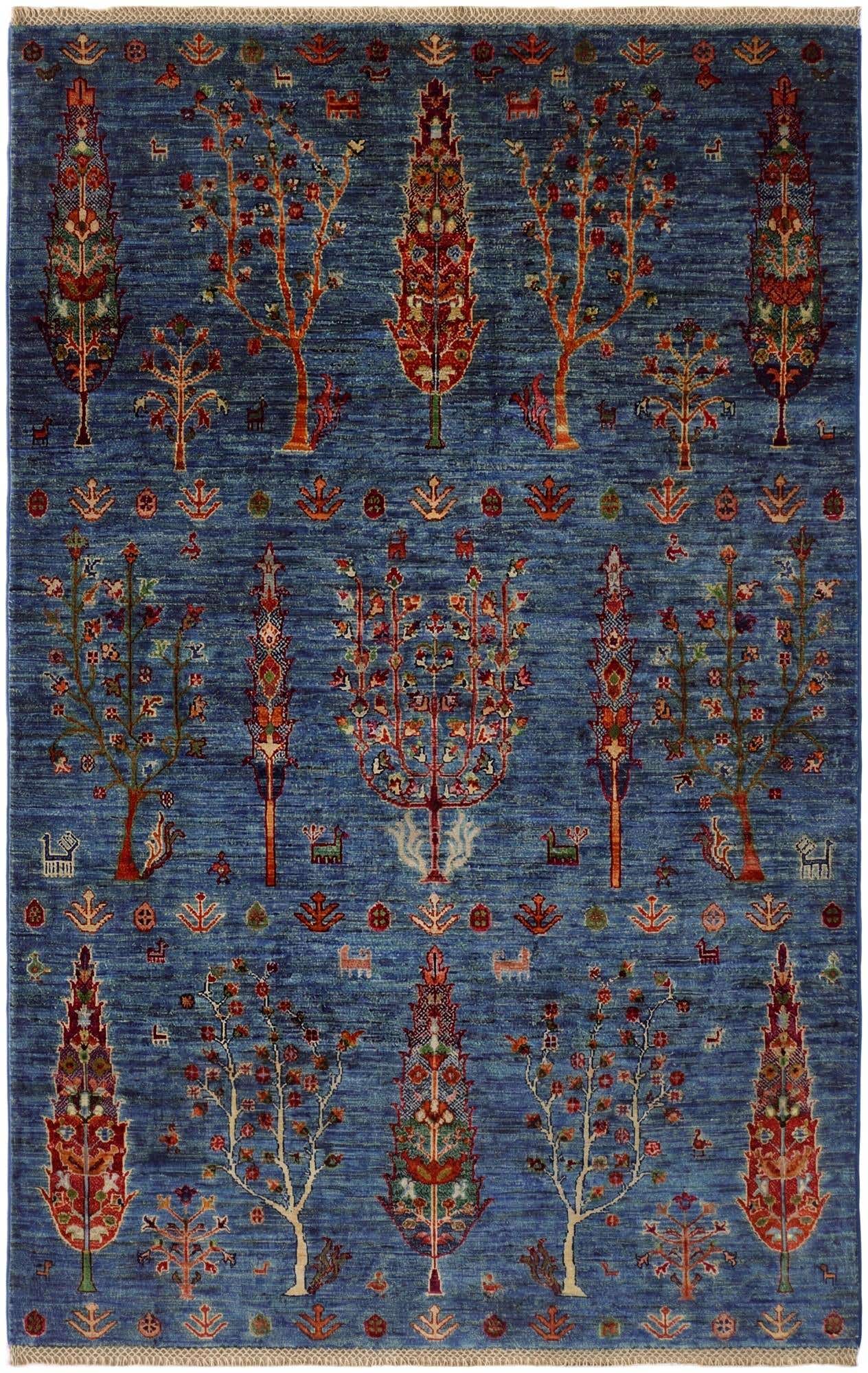 4' 1 x 6' 5 Hand Knotted Ariana Ziegler Rug