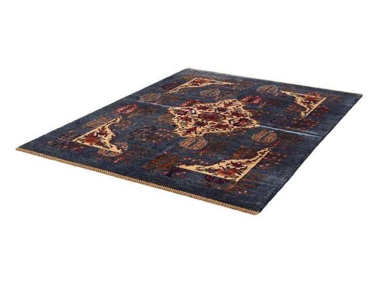 Detail image of 5' x 6' 8 Hand Knotted Ariana Ziegler Rug