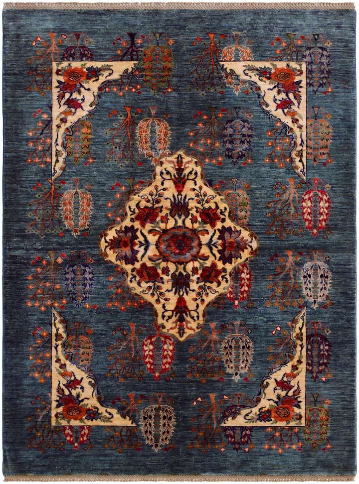 5' x 6' 8 Hand Knotted Ariana Ziegler Rug