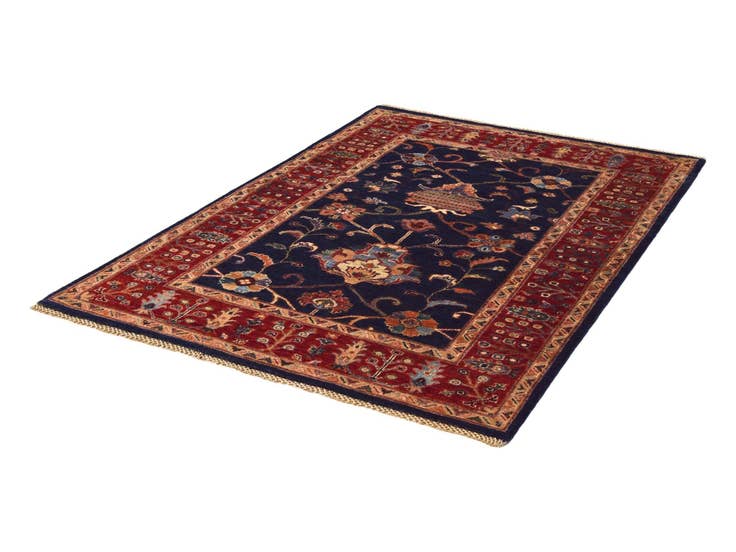 Detail image of 4' x 5' 10 Hand Knotted Ariana Ziegler Rug