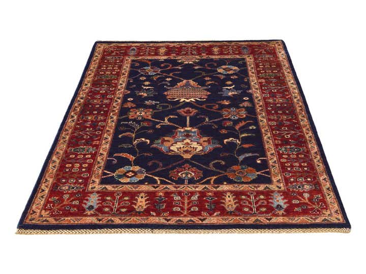 4' x 5' 10 Hand Knotted Ariana Ziegler Rug