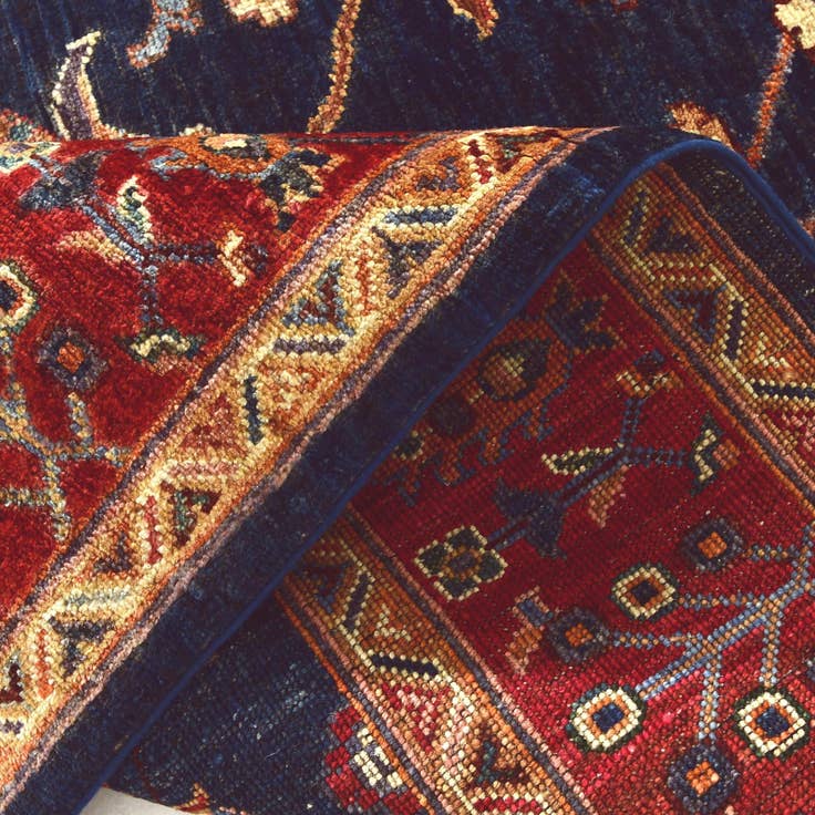 Detail image of 4' x 5' 10 Hand Knotted Ariana Ziegler Rug