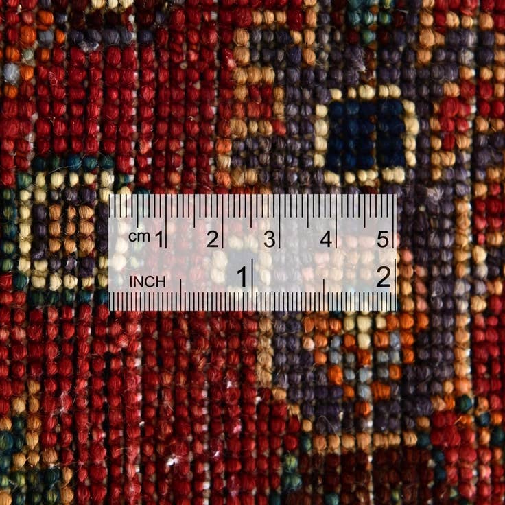 Detail image of 4' x 5' 10 Hand Knotted Ariana Ziegler Rug