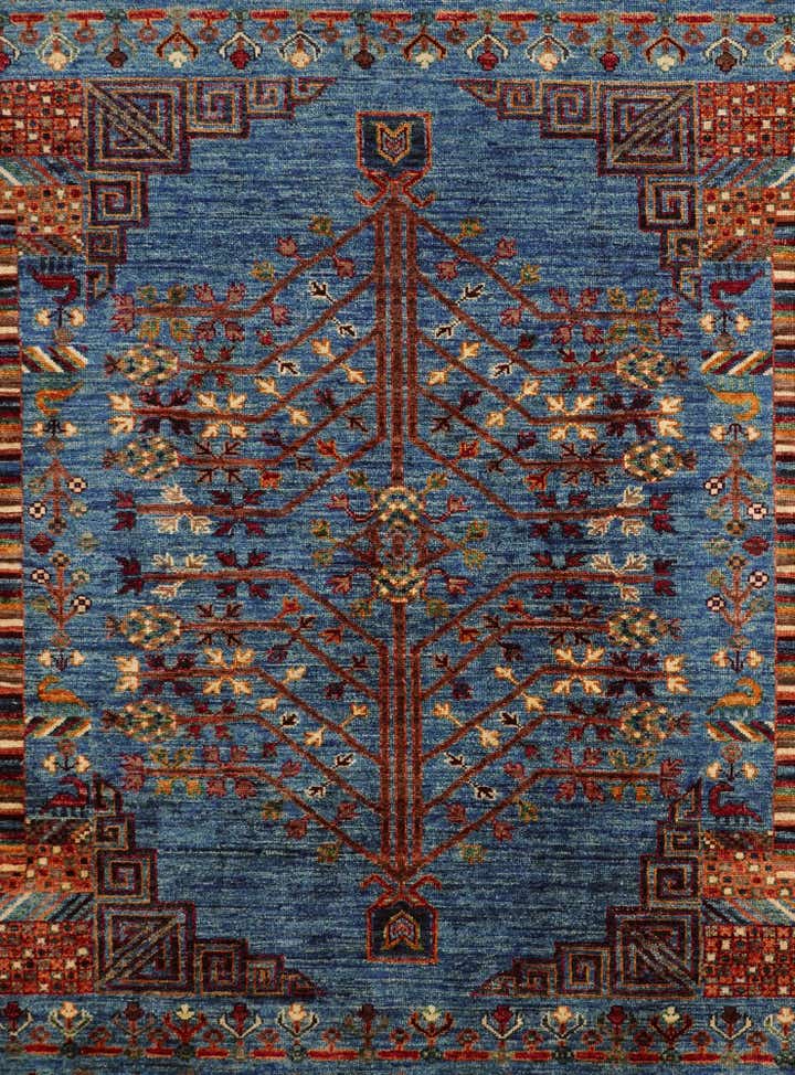 4' 2 x 5' 9 Hand Knotted Ariana Ziegler Rug