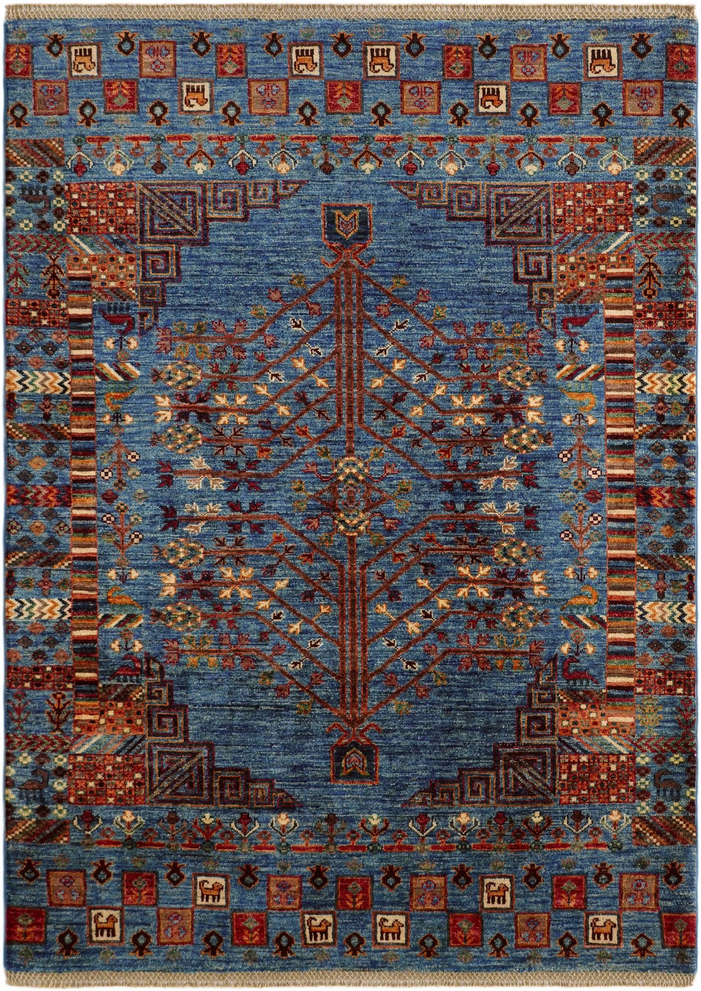 4' 2 x 5' 9 Hand Knotted Ariana Ziegler Rug