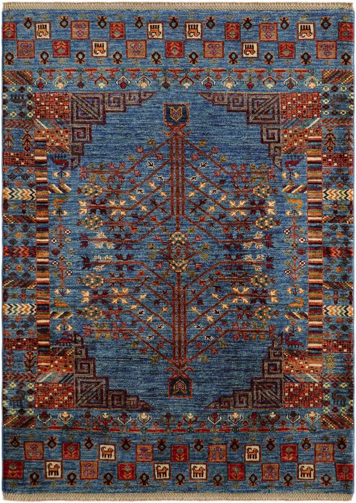 4' 2 x 5' 9 Hand Knotted Ariana Ziegler Rug