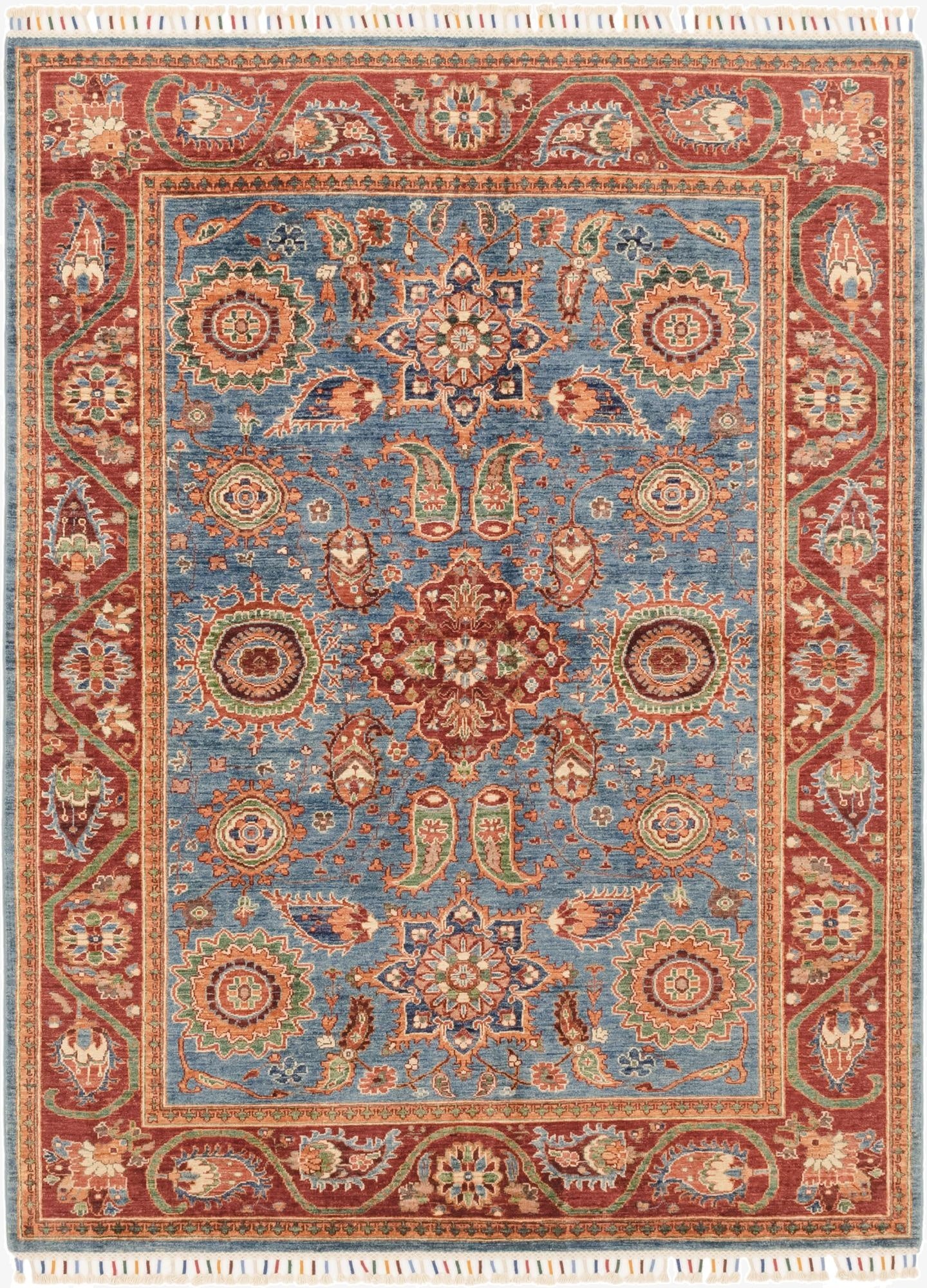 5' 10 x 7' 10  Hand Knotted Ariana Ziegler Rug