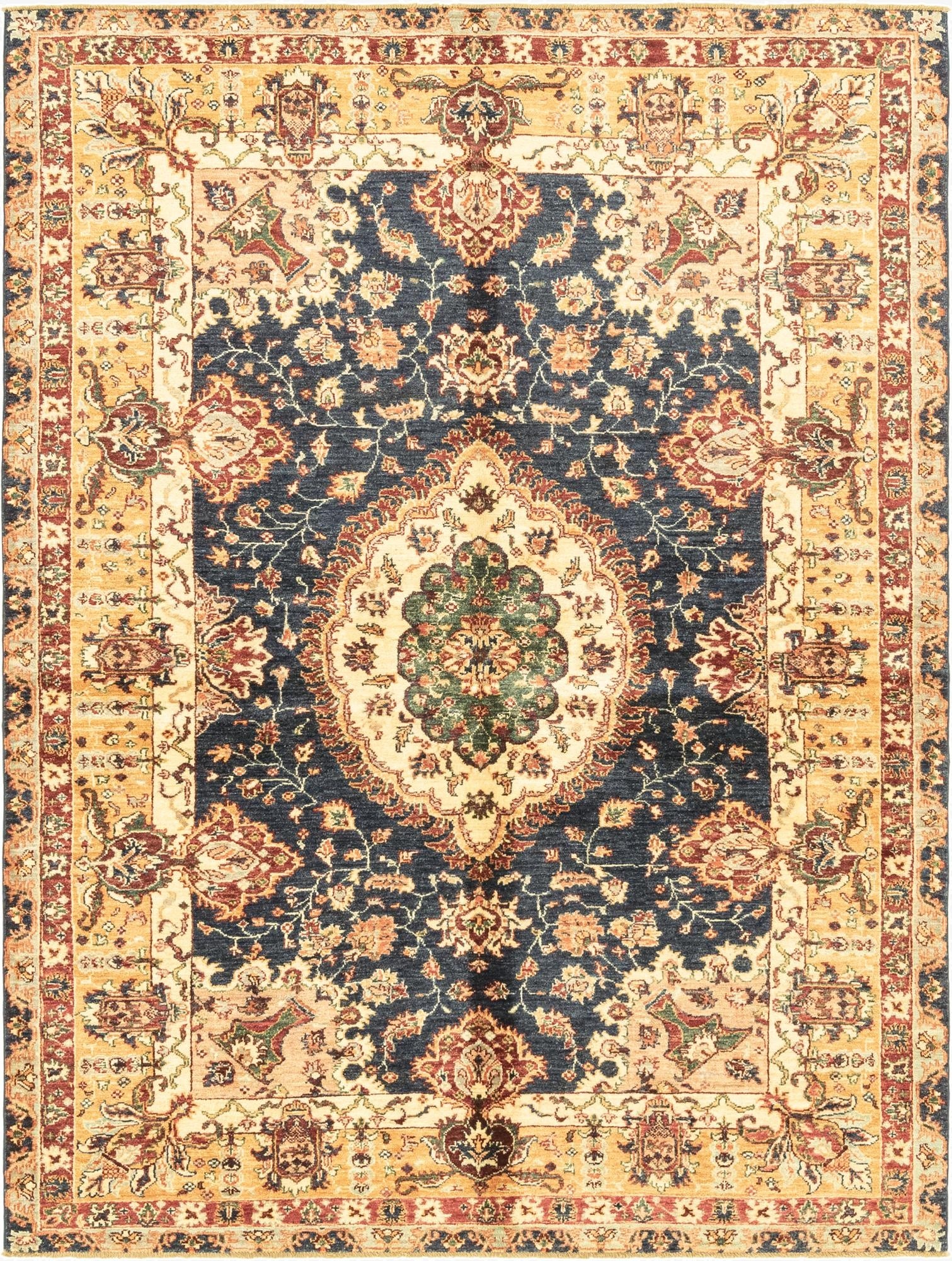 5' 9 x 7' 8  Hand Knotted Ariana Ziegler Rug