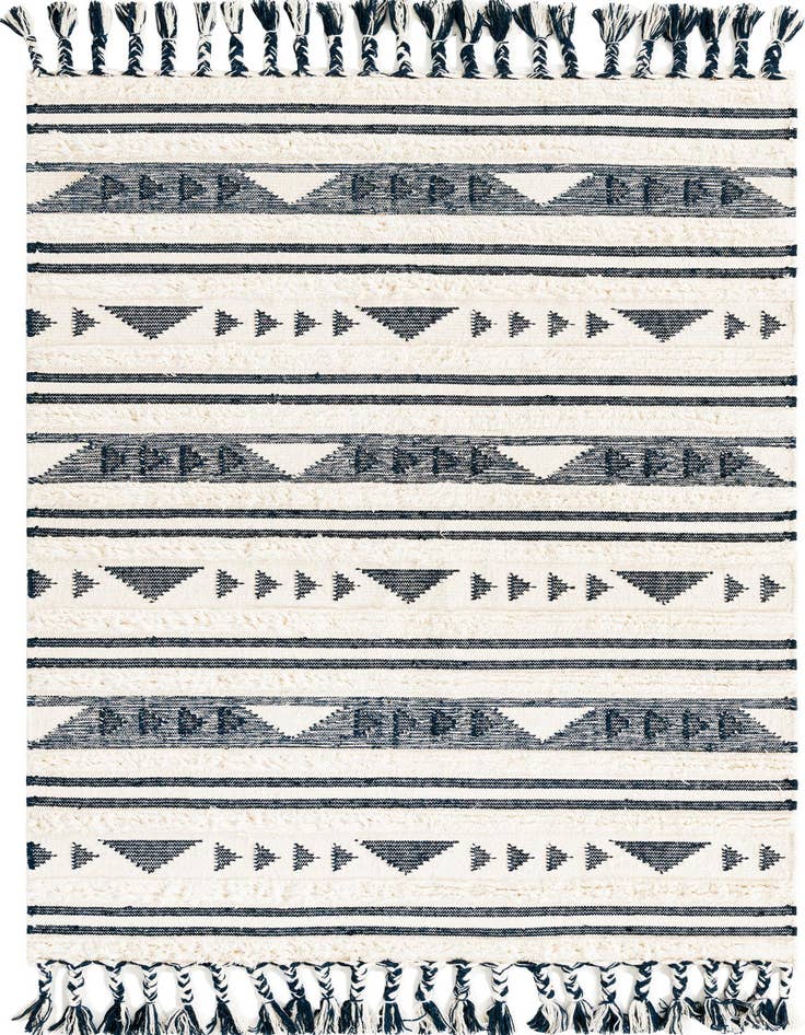 Detail image of 5' 1 x 8' Hand Woven Arizona Wool Rug