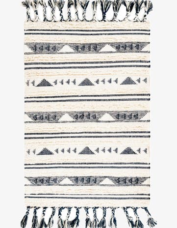 4' 1 x 6' 1 Hand Woven Arizona Wool Rug