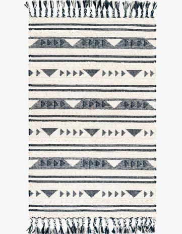 5' 1 x 8' Hand Woven Arizona Wool Rug