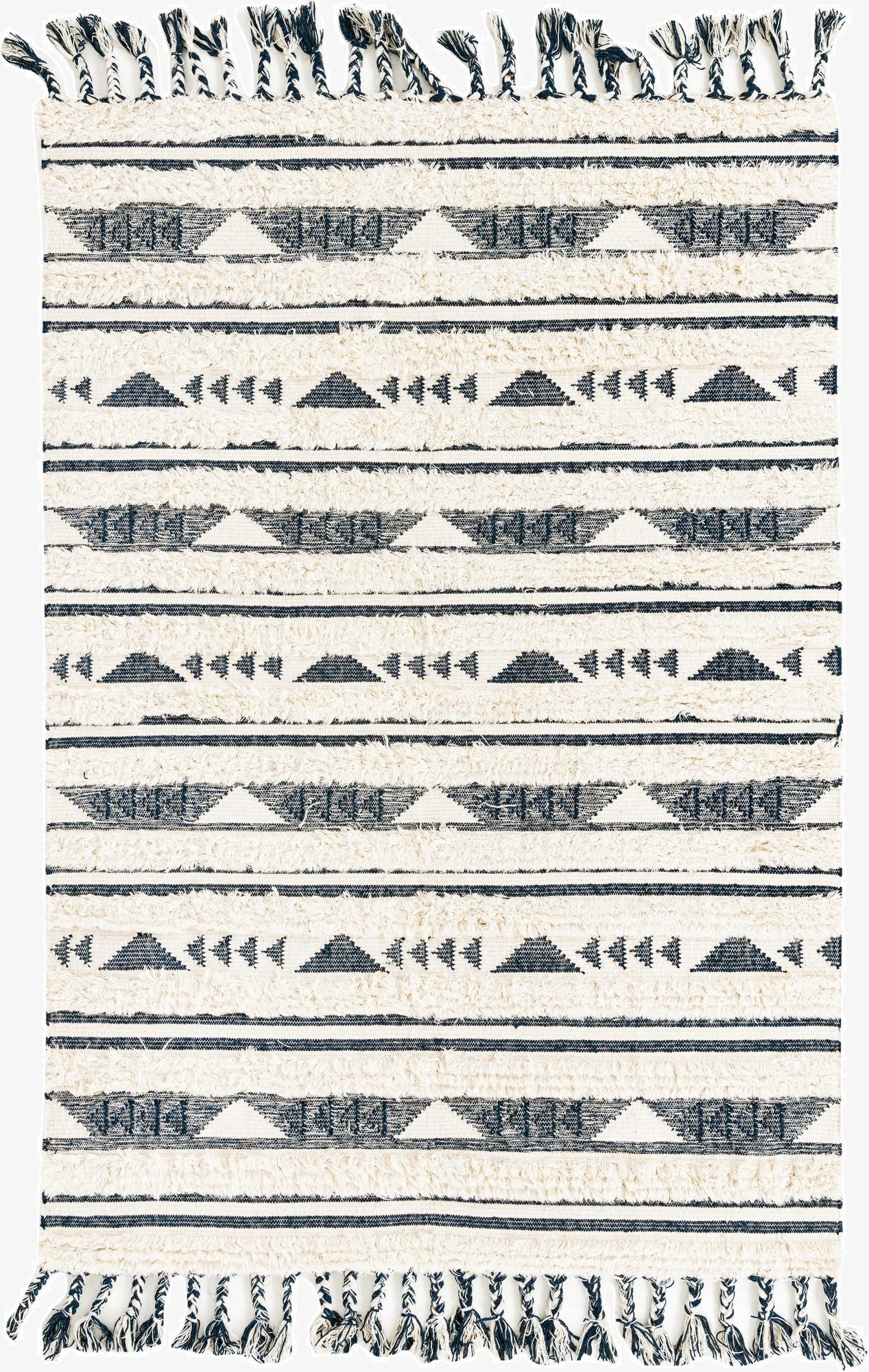 6' 1 x 9'  Hand Woven Arizona Wool Rug