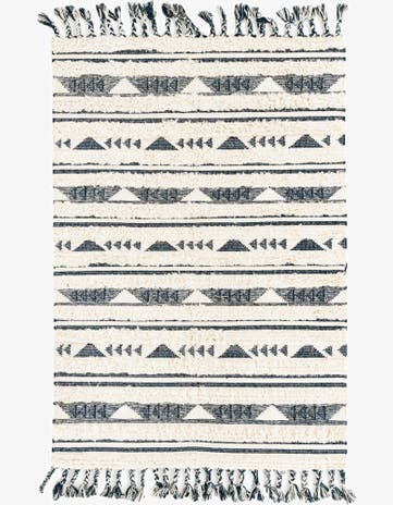 6' 1 x 9' Hand Woven Arizona Wool Rug