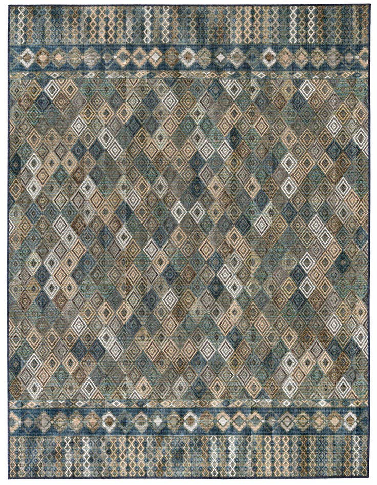 Detail image of 7' 10 x 10' Easy-Clean Baja Indoor / Outdoor Rug