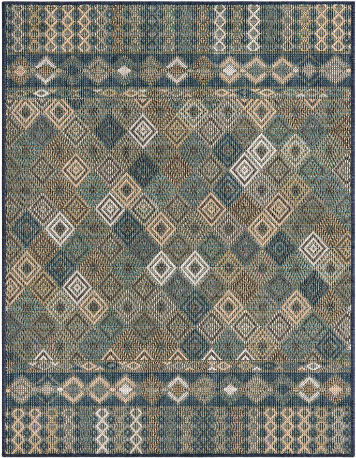 Detail image of 4' x 6' Easy-Clean Baja Indoor / Outdoor Rug
