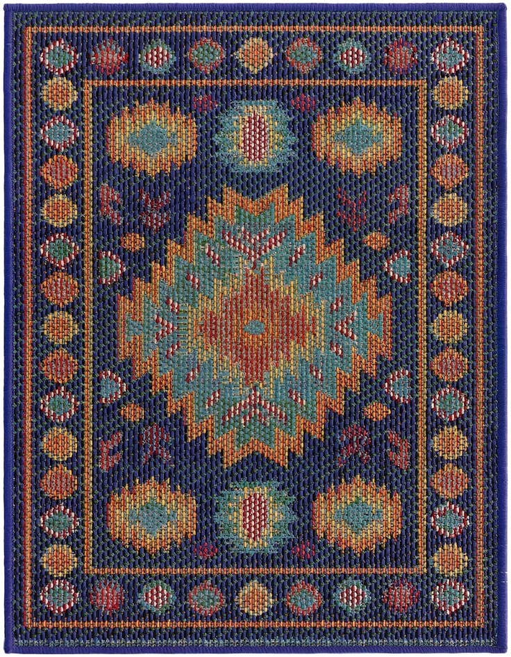 Detail image of 2' x 3' 1 Easy-Clean Baja Indoor / Outdoor Rug